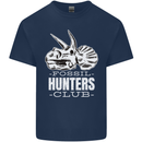 Fossil Hunters Club Palaeontologist Dinosaurs Kids T-Shirt Childrens Navy Blue