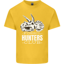 Fossil Hunters Club Palaeontologist Dinosaurs Kids T-Shirt Childrens Yellow