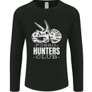 Fossil Hunters Club Palaeontologist Dinosaurs Mens Long Sleeve T-Shirt Black