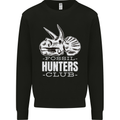 Fossil Hunters Club Palaeontologist Dinosaurs Mens Sweatshirt Jumper Black