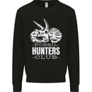Fossil Hunters Club Palaeontologist Dinosaurs Mens Sweatshirt Jumper Black