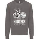 Fossil Hunters Club Palaeontologist Dinosaurs Mens Sweatshirt Jumper Charcoal
