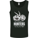 Fossil Hunters Club Palaeontologist Dinosaurs Mens Vest Tank Top Black