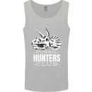 Fossil Hunters Club Palaeontologist Dinosaurs Mens Vest Tank Top Sports Grey