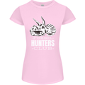 Fossil Hunters Club Palaeontologist Dinosaurs Womens Petite Cut T-Shirt Light Pink