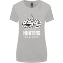 Fossil Hunters Club Palaeontologist Dinosaurs Womens Wider Cut T-Shirt Sports Grey