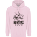 Fossil Hunters Club Paleontology Dinosaurs Childrens Kids Hoodie Light Pink