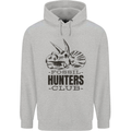 Fossil Hunters Club Paleontology Dinosaurs Childrens Kids Hoodie Sports Grey