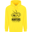 Fossil Hunters Club Paleontology Dinosaurs Childrens Kids Hoodie Yellow