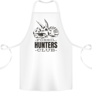 Fossil Hunters Club Paleontology Dinosaurs Cotton Apron 100% Organic White