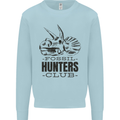 Fossil Hunters Club Paleontology Dinosaurs Kids Sweatshirt Jumper Light Blue