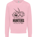 Fossil Hunters Club Paleontology Dinosaurs Kids Sweatshirt Jumper Light Pink