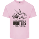 Fossil Hunters Club Paleontology Dinosaurs Kids T-Shirt Childrens Light Pink