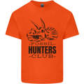 Fossil Hunters Club Paleontology Dinosaurs Kids T-Shirt Childrens Orange