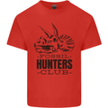 Fossil Hunters Club Paleontology Dinosaurs Kids T-Shirt Childrens Red