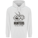 Fossil Hunters Club Paleontology Dinosaurs Mens 80% Cotton Hoodie White