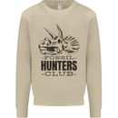 Fossil Hunters Club Paleontology Dinosaurs Mens Sweatshirt Jumper Sand