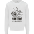 Fossil Hunters Club Paleontology Dinosaurs Mens Sweatshirt Jumper White