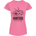 Fossil Hunters Club Paleontology Dinosaurs Womens Petite Cut T-Shirt Azalea