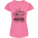 Fossil Hunters Club Paleontology Dinosaurs Womens Petite Cut T-Shirt Azalea
