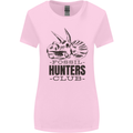 Fossil Hunters Club Paleontology Dinosaurs Womens Wider Cut T-Shirt Light Pink