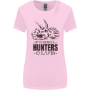 Fossil Hunters Club Paleontology Dinosaurs Womens Wider Cut T-Shirt Light Pink