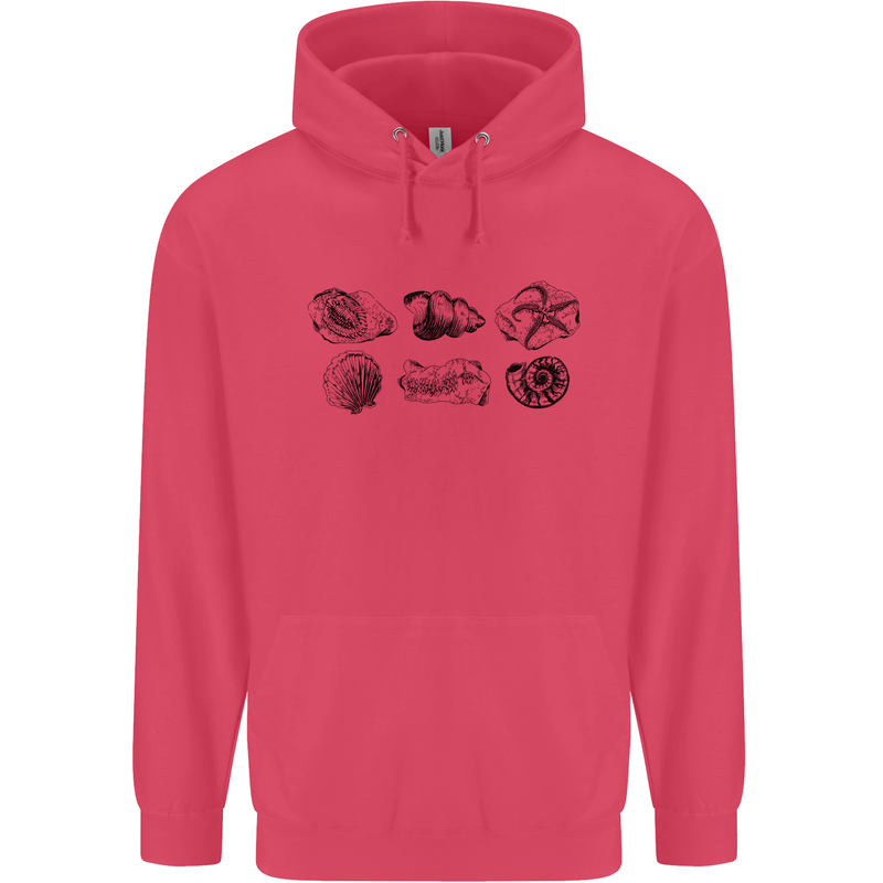 Fossil Set Palaeontologist Palaeontology Childrens Kids Hoodie Heliconia