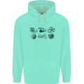 Fossil Set Palaeontologist Palaeontology Childrens Kids Hoodie Peppermint