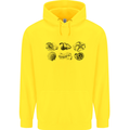 Fossil Set Palaeontologist Palaeontology Childrens Kids Hoodie Yellow
