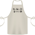 Fossil Set Palaeontologist Palaeontology Cotton Apron 100% Organic Natural