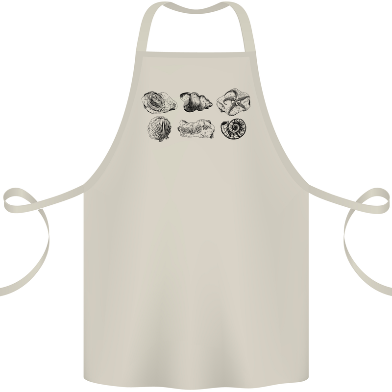 Fossil Set Palaeontologist Palaeontology Cotton Apron 100% Organic Natural