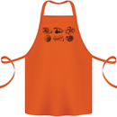 Fossil Set Palaeontologist Palaeontology Cotton Apron 100% Organic Orange