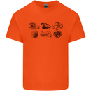 Fossil Set Palaeontologist Palaeontology Kids T-Shirt Childrens Orange