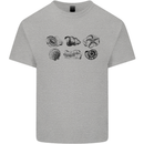 Fossil Set Palaeontologist Palaeontology Kids T-Shirt Childrens Sports Grey