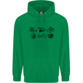 Fossil Set Palaeontologist Palaeontology Mens 80% Cotton Hoodie Irish Green