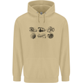 Fossil Set Palaeontologist Palaeontology Mens 80% Cotton Hoodie Sand