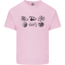Fossil Set Palaeontologist Palaeontology Mens Cotton T-Shirt Tee Top Light Pink