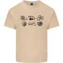 Fossil Set Palaeontologist Palaeontology Mens Cotton T-Shirt Tee Top Sand