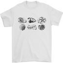 Fossil Set Palaeontologist Palaeontology Mens T-Shirt 100% Cotton White