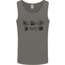 Fossil Set Palaeontologist Palaeontology Mens Vest Tank Top Charcoal