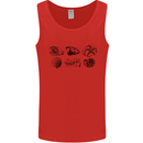 Fossil Set Palaeontologist Palaeontology Mens Vest Tank Top Red