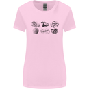 Fossil Set Palaeontologist Palaeontology Womens Wider Cut T-Shirt Light Pink