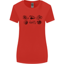 Fossil Set Palaeontologist Palaeontology Womens Wider Cut T-Shirt Red