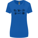 Fossil Set Palaeontologist Palaeontology Womens Wider Cut T-Shirt Royal Blue