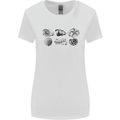 Fossil Set Palaeontologist Palaeontology Womens Wider Cut T-Shirt White
