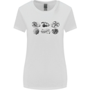 Fossil Set Palaeontologist Palaeontology Womens Wider Cut T-Shirt White