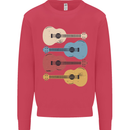 Four Ukulele Guitars Kids Sweatshirt Jumper Heliconia