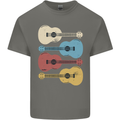 Four Ukulele Guitars Kids T-Shirt Childrens Charcoal