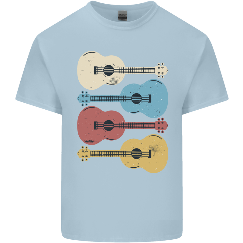 Four Ukulele Guitars Kids T-Shirt Childrens Light Blue