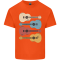 Four Ukulele Guitars Kids T-Shirt Childrens Orange